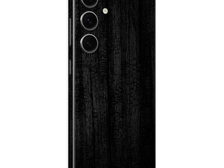 Samsung Galaxy S24+ PLUS LUXURIA BLACK CHARCOAL Textured Skin Online now