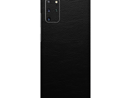 Samsung Galaxy S20+ PLUS LUXURIA RIDERS Black LEATHER Textured Skin For Sale