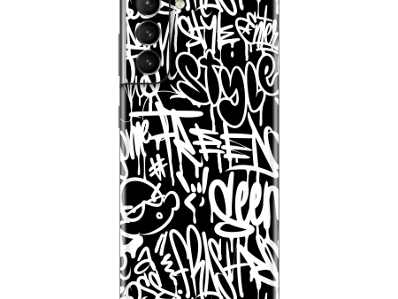 Samsung Galaxy S21+ PLUS SIGNATURE Monochrome Graffiti Skin on Sale