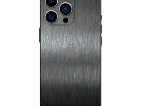 iPhone 14 Pro MAX BRUSHED TITANIUM Metallic Skin Online