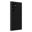 Samsung Galaxy S23 ULTRA Textured CARBON Fibre Skin - BLACK For Sale