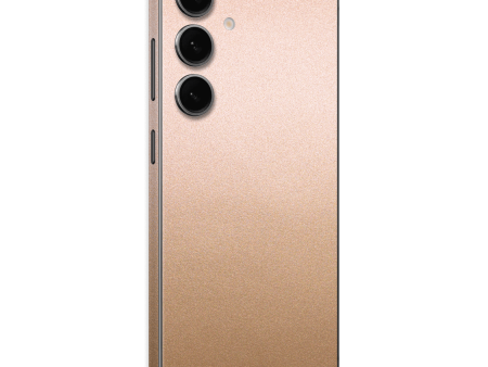 Samsung Galaxy S24+ PLUS LUXURIA Rose Gold Metallic Skin Online now