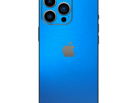 iPhone 13 Pro MAX SATIN BLUE Metallic Skin on Sale