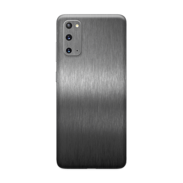 Samsung Galaxy S20 BRUSHED TITANIUM Metallic Skin Hot on Sale