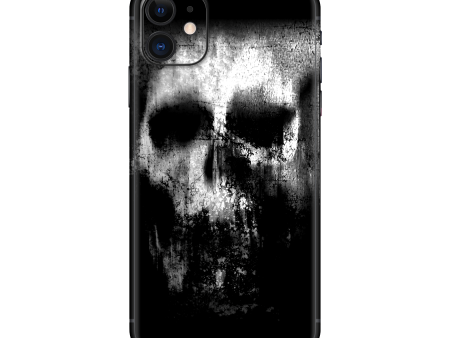 iPhone 11 SIGNATURE Horror Black & White SKULL Skin Fashion