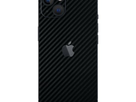 iPhone 15 Textured CARBON Fibre Skin - BLACK Sale