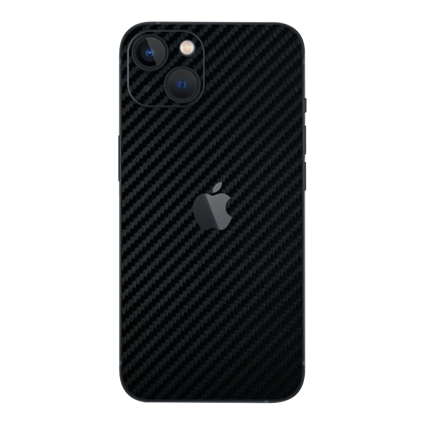 iPhone 15 Textured CARBON Fibre Skin - BLACK Sale