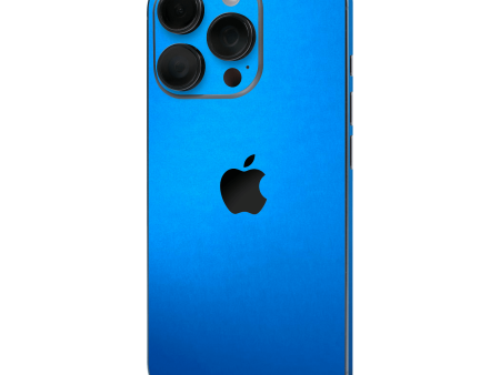 iPhone 16 Pro MAX SATIN BLUE Metallic Skin Online Sale