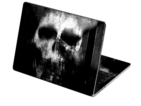 MacBook AIR 15  (2023 2024) SIGNATURE Horror Black & White SKULL Skin Sale