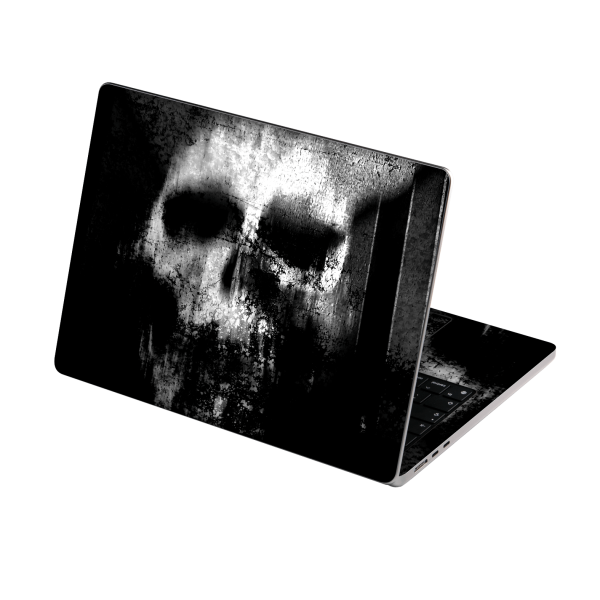 MacBook AIR 15  (2023 2024) SIGNATURE Horror Black & White SKULL Skin Sale