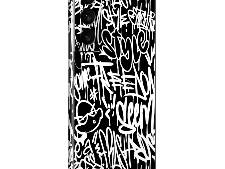 Samsung Galaxy S22+ PLUS SIGNATURE Monochrome Graffiti Skin Online Sale