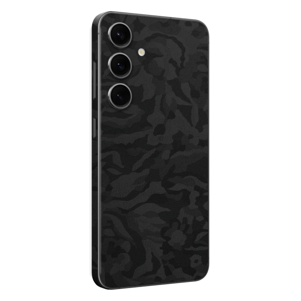 Samsung Galaxy S24 Luxuria BLACK CAMO 3D TEXTURED Skin For Cheap