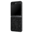 Samsung Z Flip 5 Luxuria BLACK CAMO 3D TEXTURED Skin Online Sale