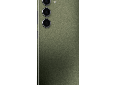 Samsung Galaxy S23 Military Green MATT Metallic Skin Fashion