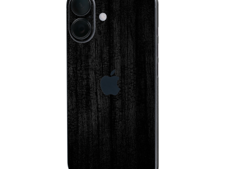 iPhone 16 Plus LUXURIA BLACK CHARCOAL Textured Skin For Discount