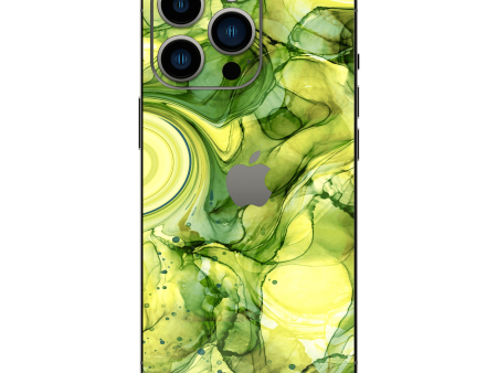 iPhone 13 Pro MAX SIGNATURE Green and Soft Yellow Skin Supply