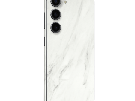 Samsung Galaxy S23 LUXURIA White MARBLE Skin Supply