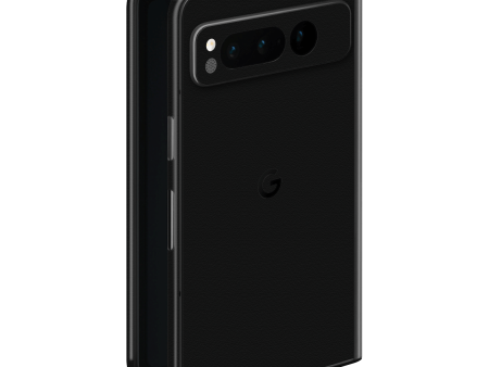 Google PIXEL FOLD LUXURIA Raven Black Textured Skin Online Hot Sale