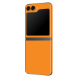 Samsung Z Flip 5 LUXURIA Sunrise Orange Matt Textured Skin Discount