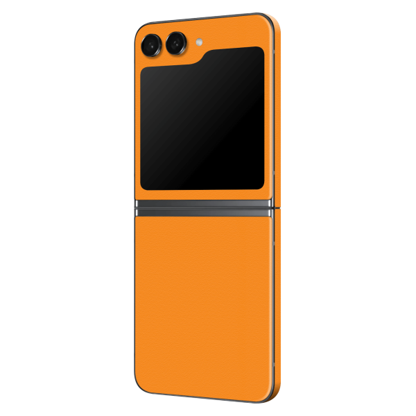 Samsung Z Flip 5 LUXURIA Sunrise Orange Matt Textured Skin Discount