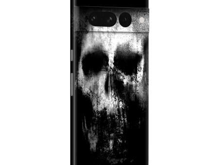 Google Pixel 7 PRO SIGNATURE Horror Black & White SKULL Skin Supply