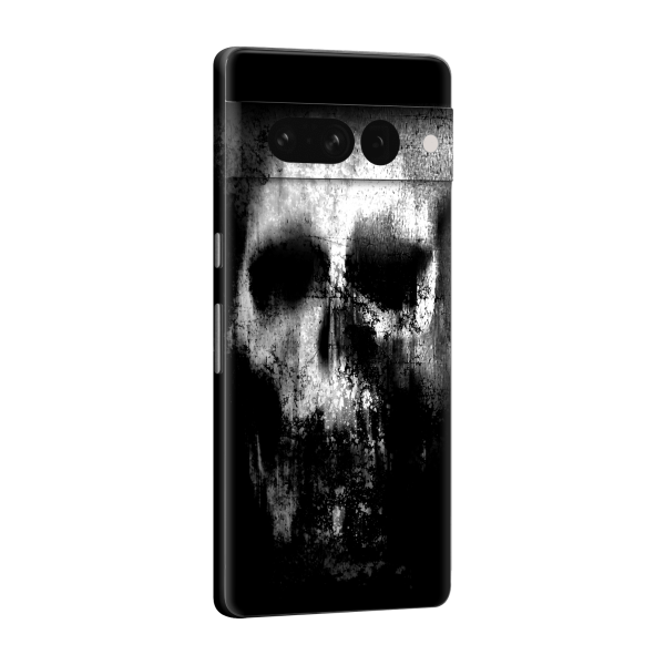 Google Pixel 7 PRO SIGNATURE Horror Black & White SKULL Skin Supply