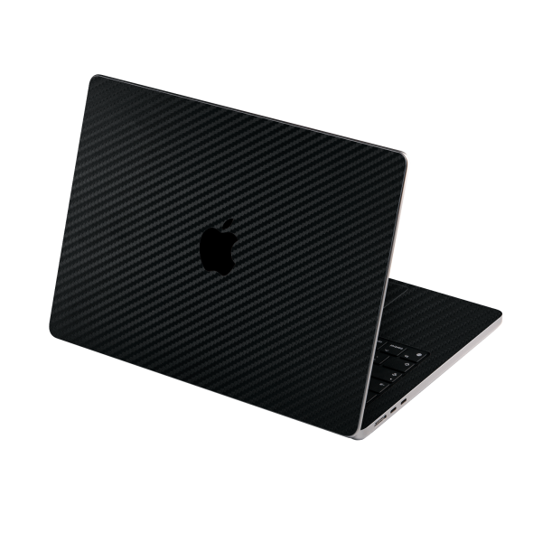 MacBook AIR 15  (2023 2024) Textured CARBON Fibre Skin - BLACK Sale