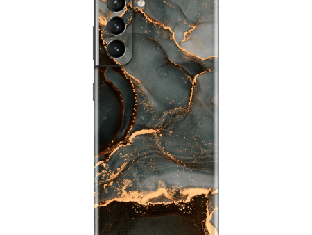 Samsung Galaxy S21+ PLUS SIGNATURE AGATE GEODE Deep Forest Skin on Sale