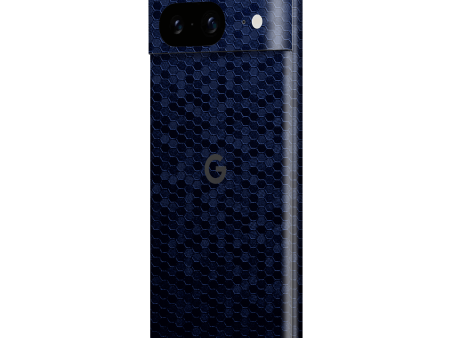 Google Pixel 8 LUXURIA 3D TEXTURED Navy Blue HONEYCOMB Skin For Discount