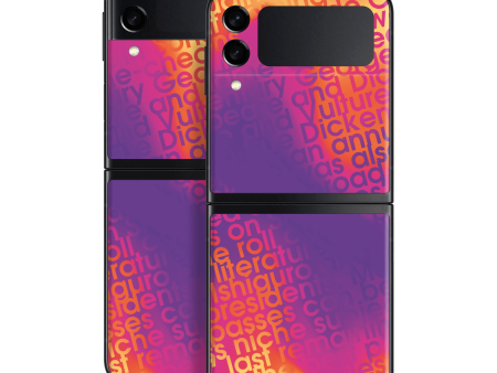 Samsung Galaxy Z Flip 3 SIGNATURE Inferno Swirl Skin Discount