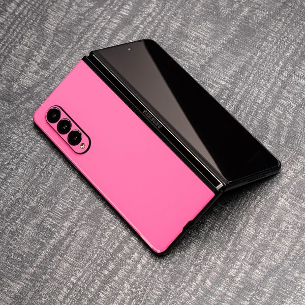 Samsung Galaxy Z FOLD 3 GLOSSY HOT PINK Skin Sale