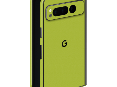 Google PIXEL FOLD LUXURIA Lime Green Textured Skin Sale