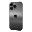 iPhone 16 Pro MAX BRUSHED TITANIUM Metallic Skin For Cheap