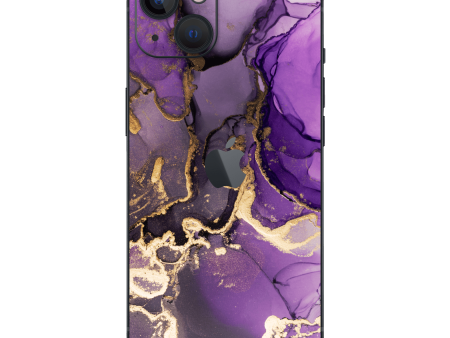 iPhone 14 SIGNATURE AGATE GEODE Purple-Gold Skin Sale