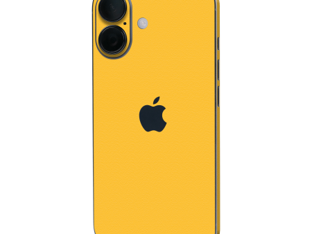 iPhone 16 Plus LUXURIA Tuscany Yellow Textured Skin For Cheap