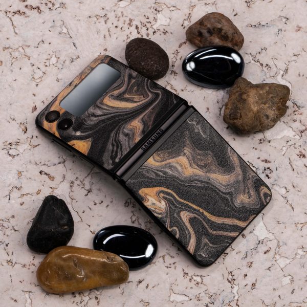 Samsung Galaxy Z Flip 3 SIGNATURE Lava Rock Sand Skin For Discount