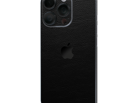 iPhone 16 Pro MAX LUXURIA RIDERS Black LEATHER Textured Skin For Cheap