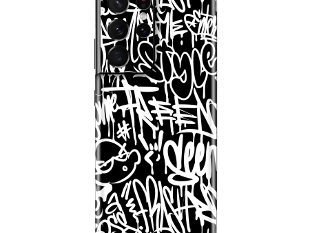 Samsung Galaxy S21 ULTRA SIGNATURE Monochrome Graffiti Skin Sale