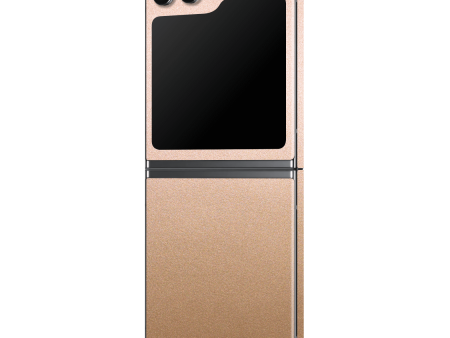 Samsung Z Flip 5 LUXURIA Rose Gold Metallic Skin on Sale