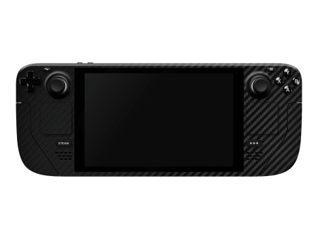 Steam Deck Oled Textured CARBON Fibre Skin - BLACK Sale