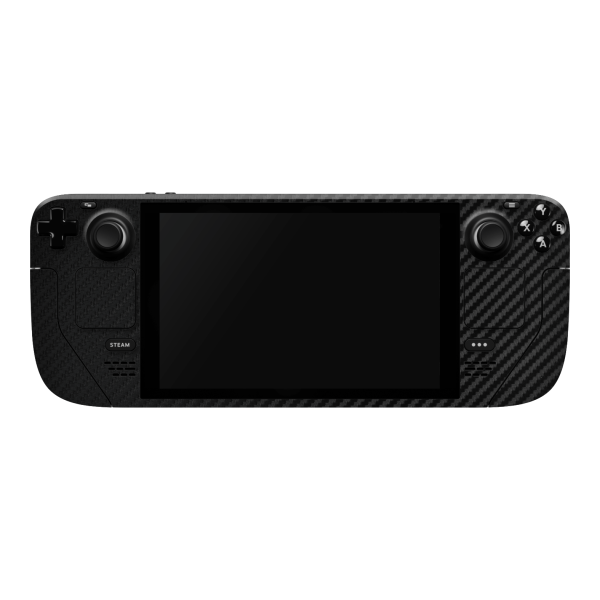 Steam Deck Oled Textured CARBON Fibre Skin - BLACK Sale