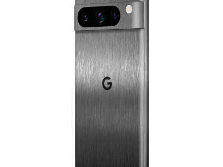 Google Pixel 8 PRO BRUSHED TITANIUM Metallic Skin Supply