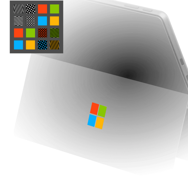 Surface Pro 9 LUXURIA BLACK CHARCOAL Textured Skin Online Sale