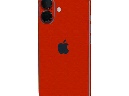 iPhone 16 Plus LUXURIA Red Cherry Juice Matt Textured Skin Sale