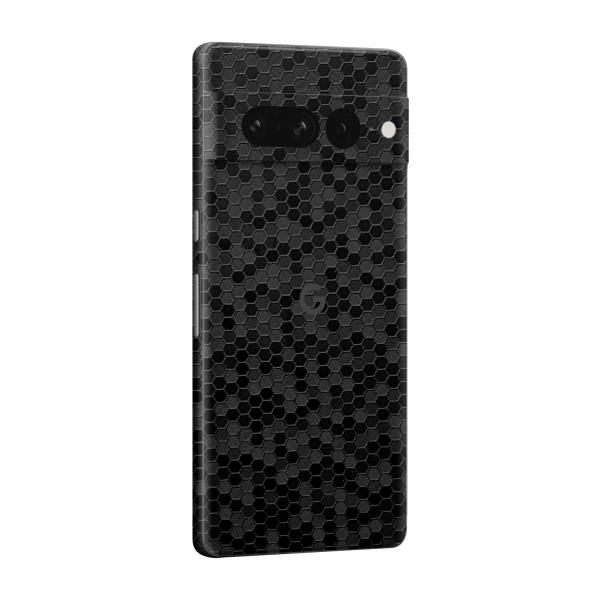 Google Pixel 7 PRO LUXURIA BLACK HONEYCOMB 3D TEXTURED Skin on Sale