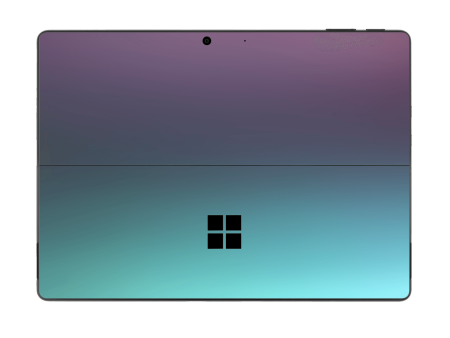 Surface Pro 9 CHAMELEON TURQUOISE LAVENDER Matt Metallic Skin For Cheap