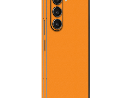 Samsung Galaxy Z FOLD 5 LUXURIA Sunrise Orange Matt Textured Skin Cheap