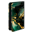 Google PIXEL FOLD SIGNATURE AGATE GEODE Royal Green-Gold Skin For Discount