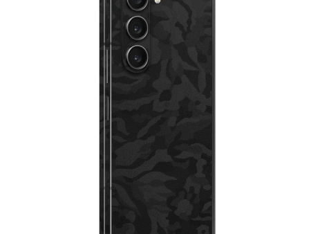 Samsung Galaxy Z FOLD 5 Luxuria BLACK CAMO 3D TEXTURED Skin Online Hot Sale