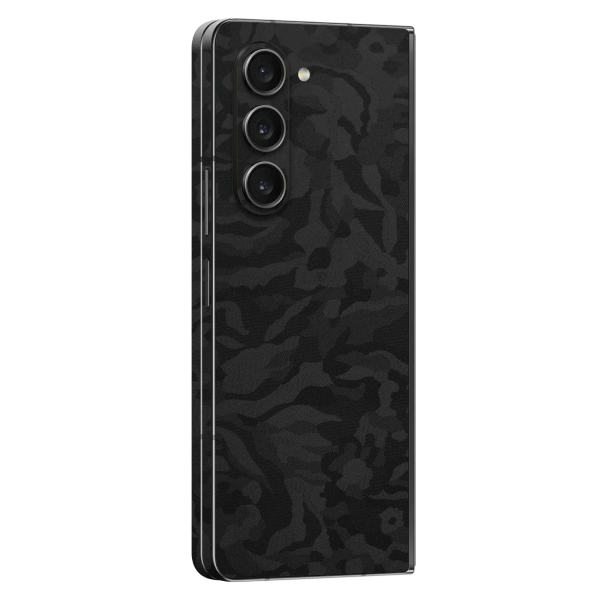 Samsung Galaxy Z FOLD 5 Luxuria BLACK CAMO 3D TEXTURED Skin Online Hot Sale